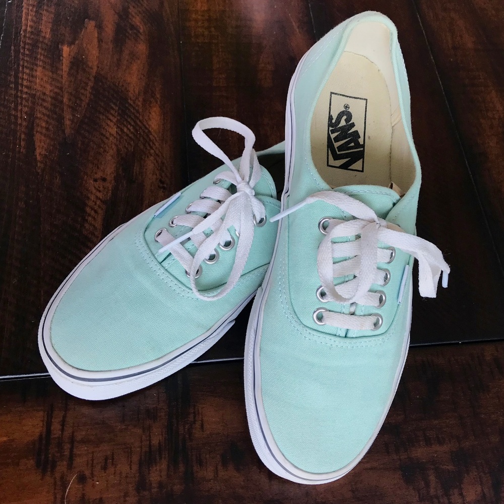 Vans Mint Green Sneakers